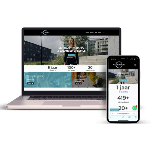 mooiopgewicht website mockup